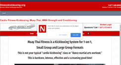 Desktop Screenshot of fitnesskickboxing.org